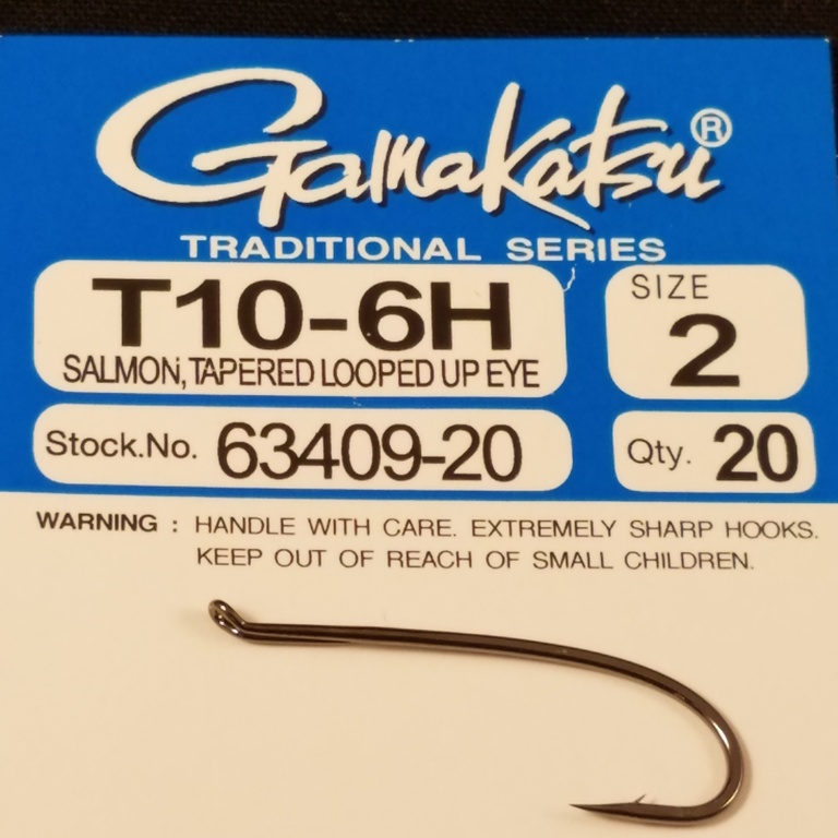 Gamakatsu t10-6H steelhead salmon hook up eye