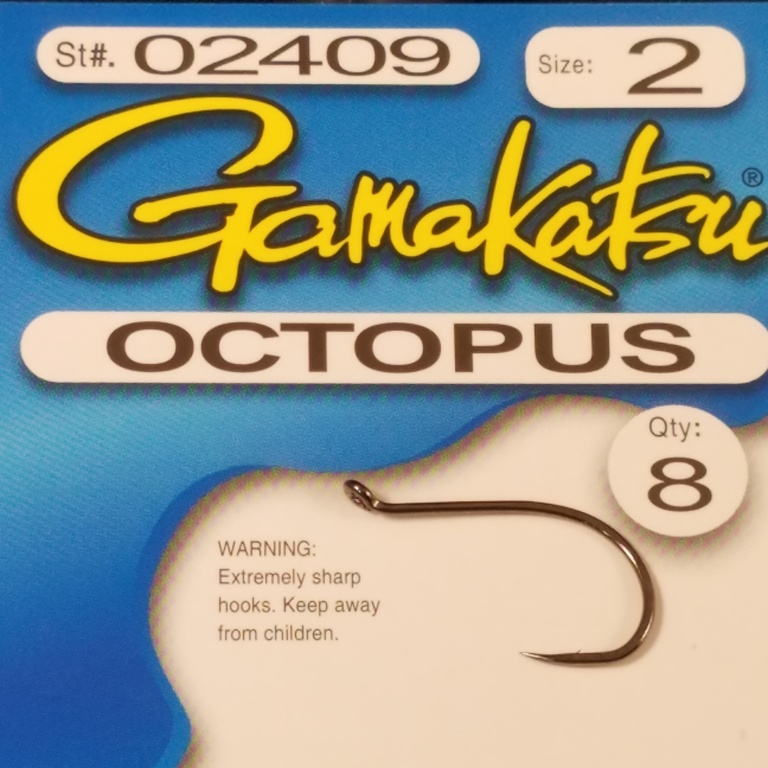 Gamakatsu Octopus hook black nickel