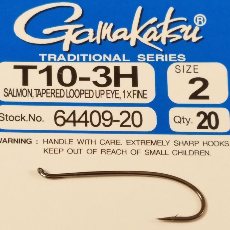 Gamakatsu t10-3H steelhead fly hook up eye