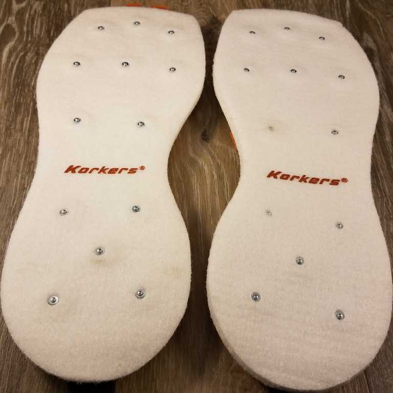 Korkers studded felt omnitrax accessory sole