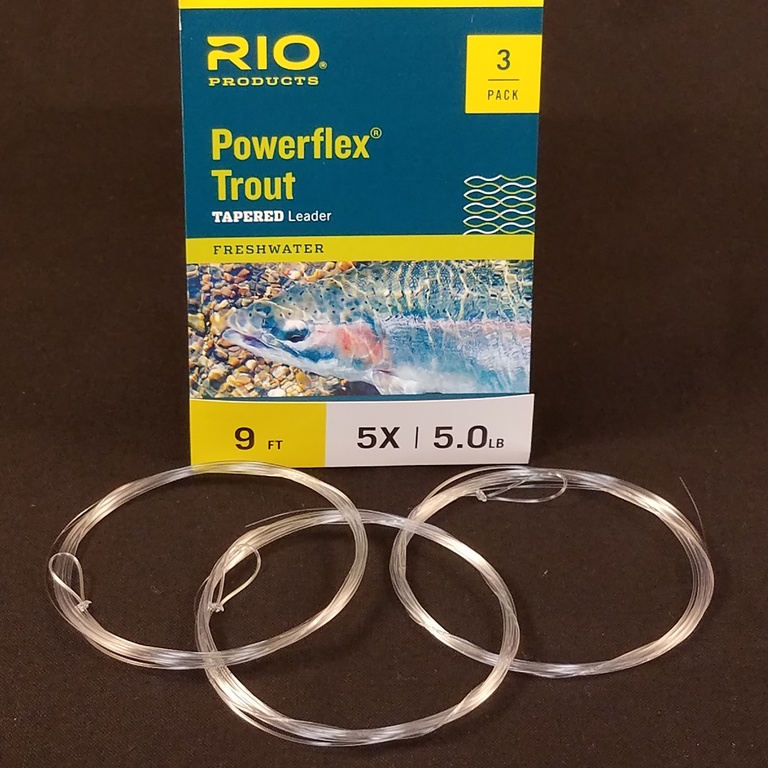 Rio powerflex trout 3-pack tapered leaders